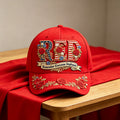 Red Friday Retro Casual Printed Hat