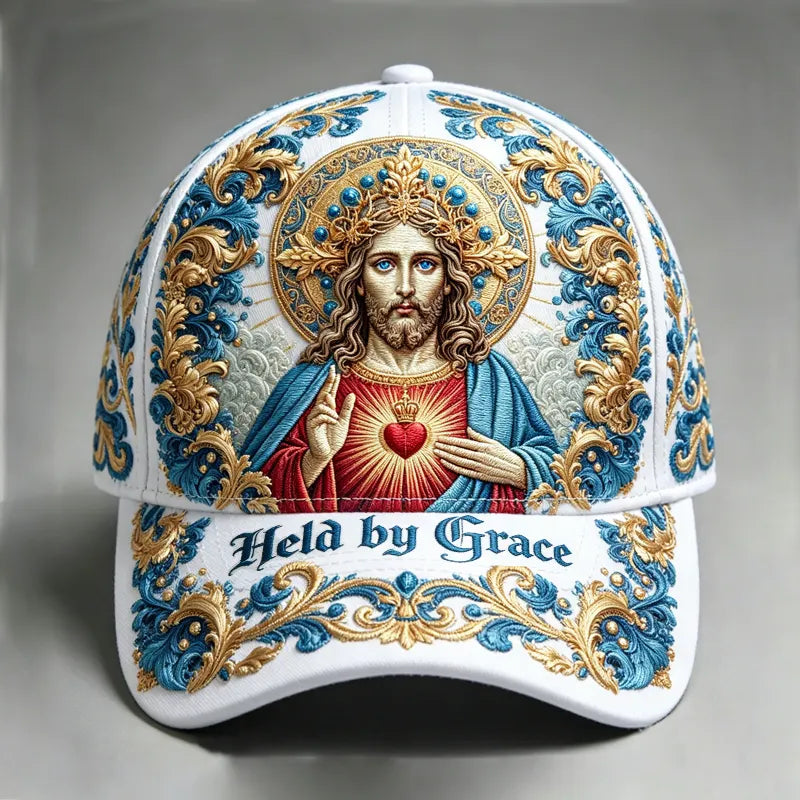 Faith Retro Art Print Baseball Cap