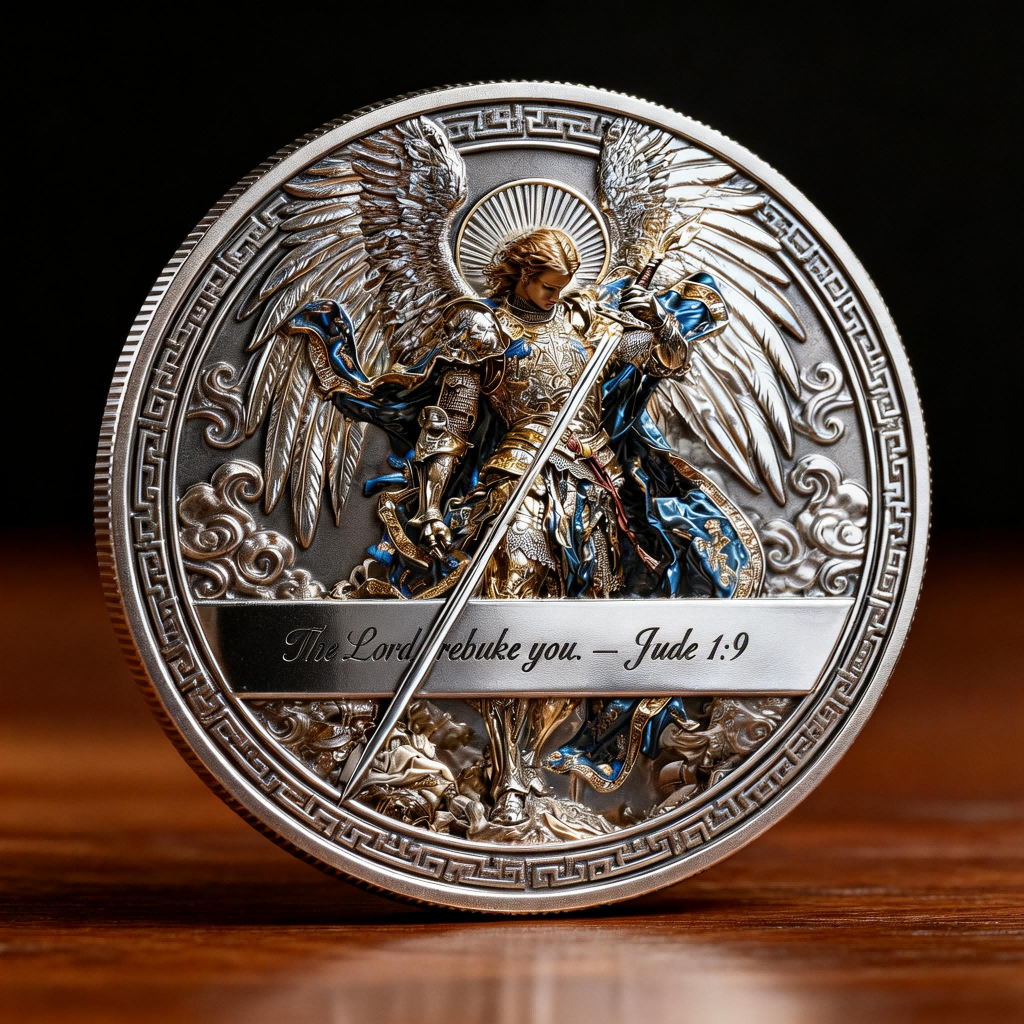🏆Flash Sale 60% OFF - St. Michael the Archangel – “Victory Over Evil” Commemorative Metal Medal