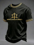 Men's Faith Print Casual T-shirt