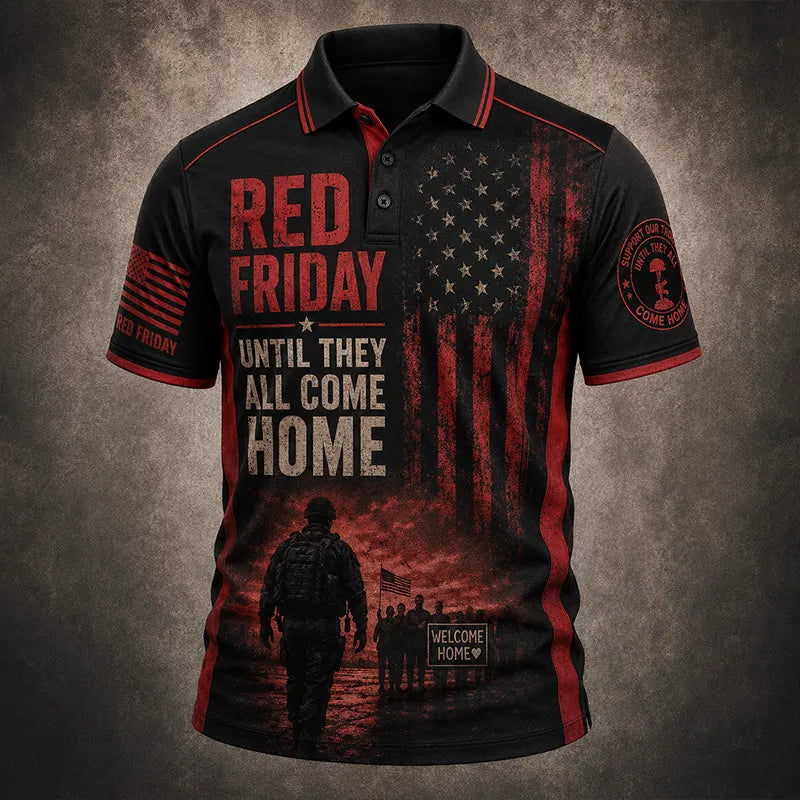 Men's "Red Friday" Commemorative Polo Shirt