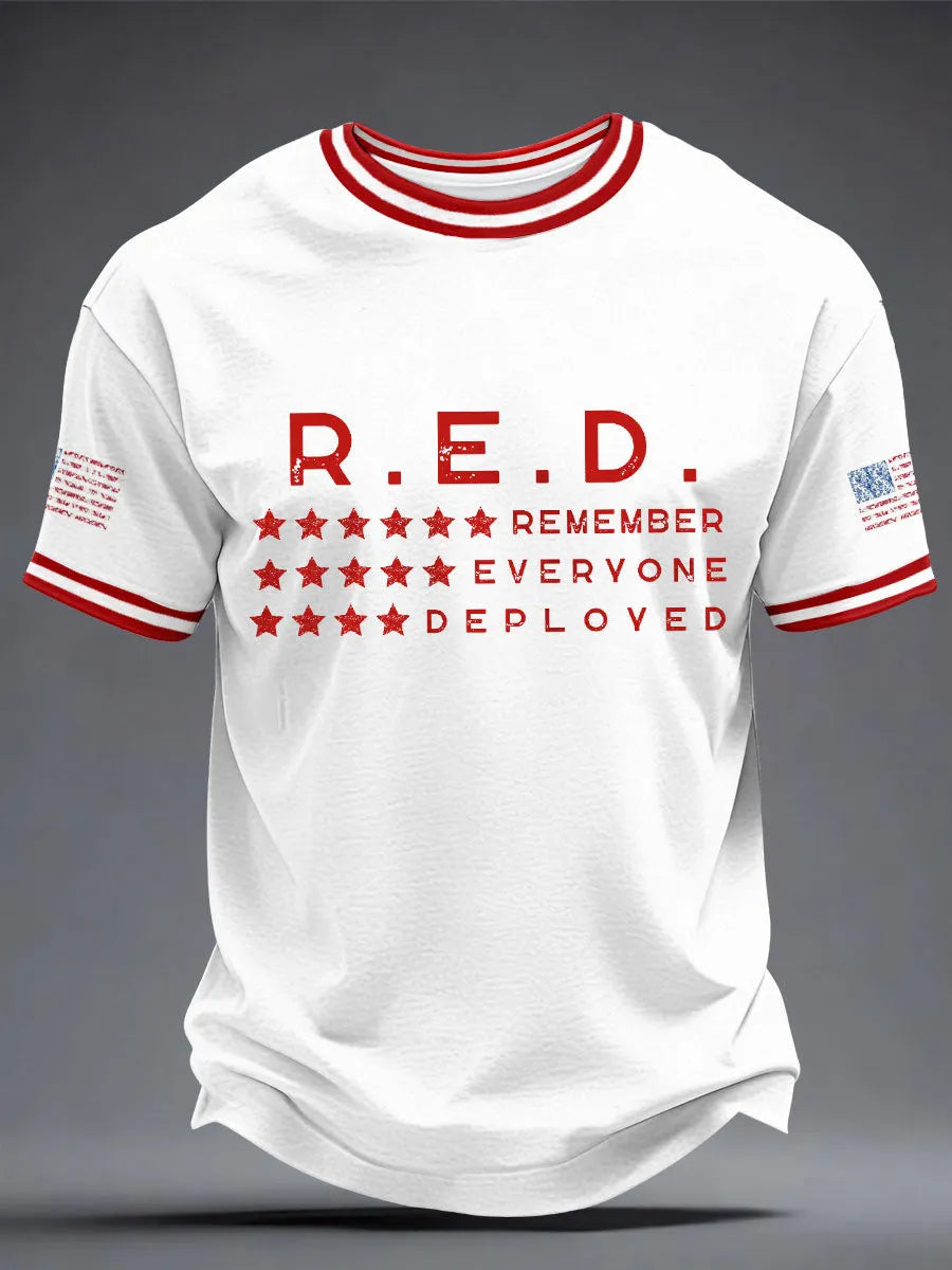 Men's Wear I wear red on Friday T-shirts