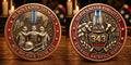 Never Forget 9.11.2001 First Responders Commemorative Metal Medal
