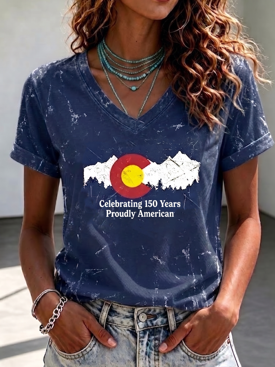 Women's Casual Colorado Strong T-shirt