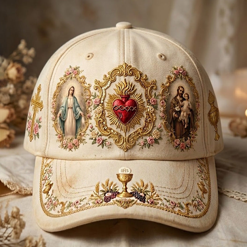 Faith Art Print Vintage Casual Hat