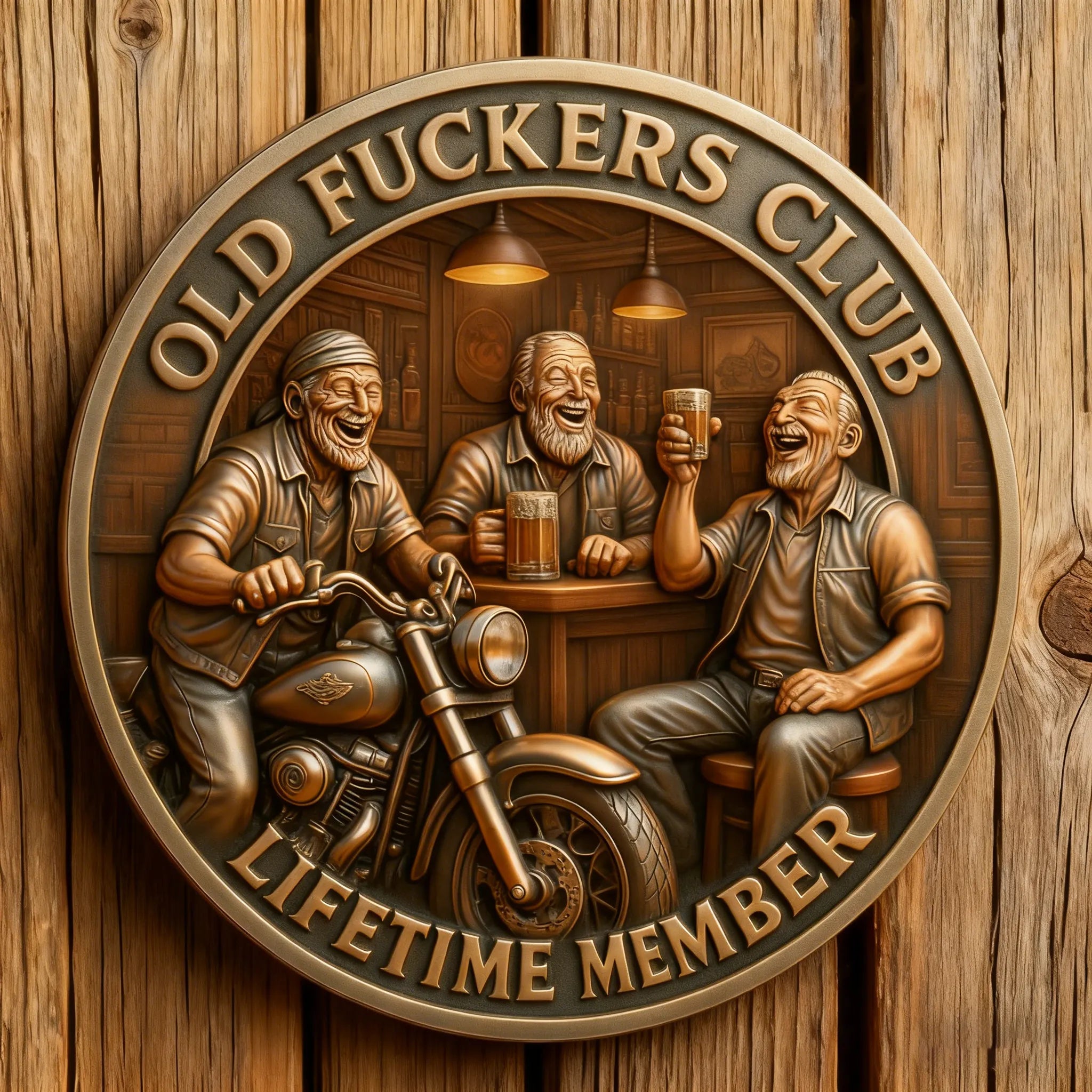 🔥Last Sale 49% OFF -Old F*ckers Club – Lifetime Member Medal