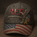 Red Friday Printed Casual Hat