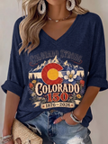 Women's Casual Colorado Strong T-shirt