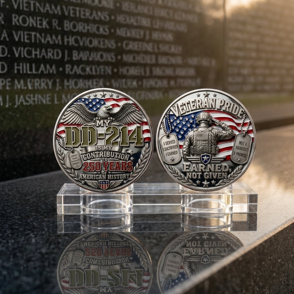 🔥LAST DAY 50% OFF🔥 - DD-214 Veteran Pride Medal