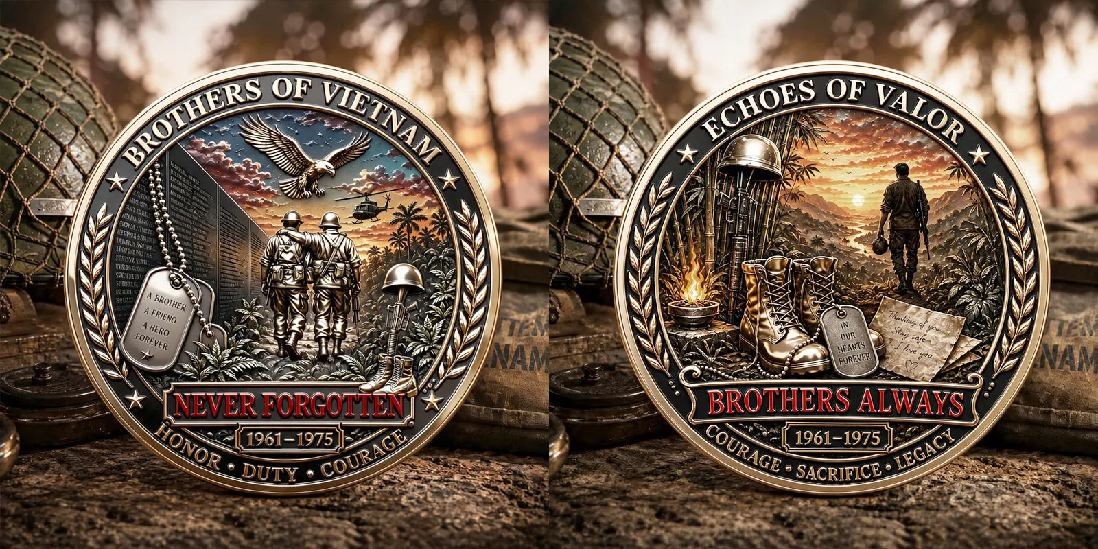 Vietnam Veteran Welcome Home Brother Commemorative Coin