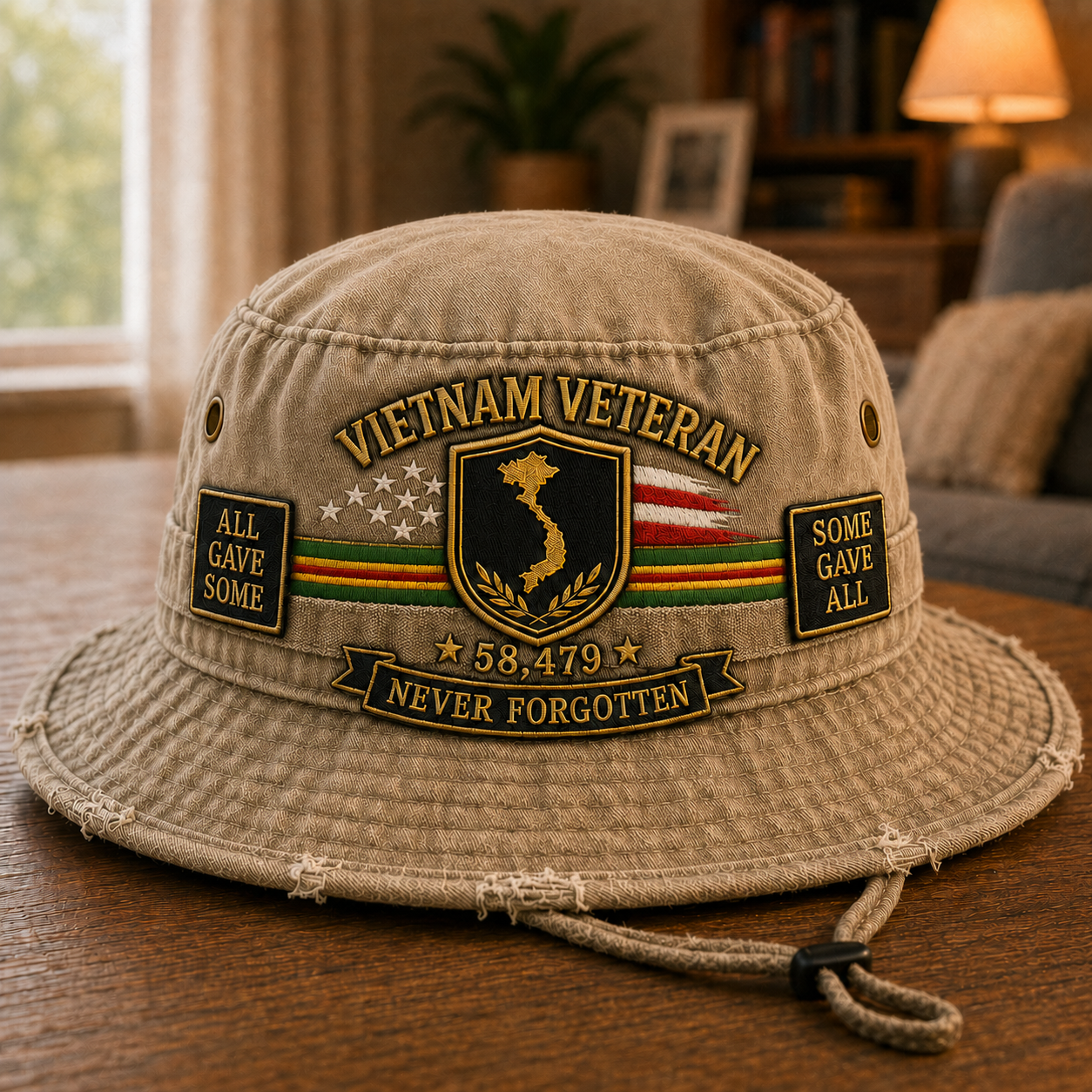 Vietnam Veteran Welcome Home Memorial Bucket Hat - Buy 2, Get 1 FREE & FREE SHIPPING