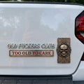 Old Bastard Club Metal Car Emblem/Badge