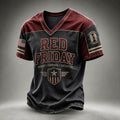 Red Friday Honor Shield V-Neck Jersey