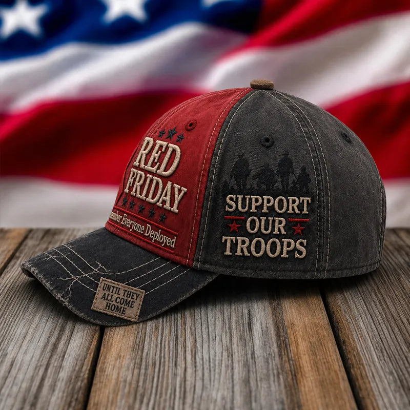 Red Friday Art Print Baseball Cap