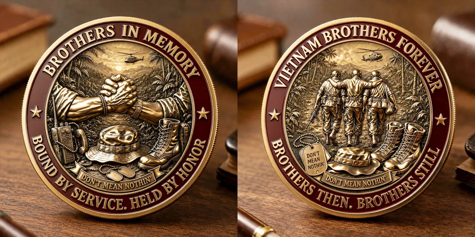 Vietnam Brothers Forever Commemorative Coin