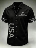 Men's Faith Print Casual Shirt
