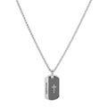Men's Faith & Hope Printed Cross Military Brand Necklace