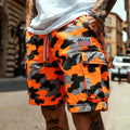 Men's Camouflage Art Print Casual Pants
