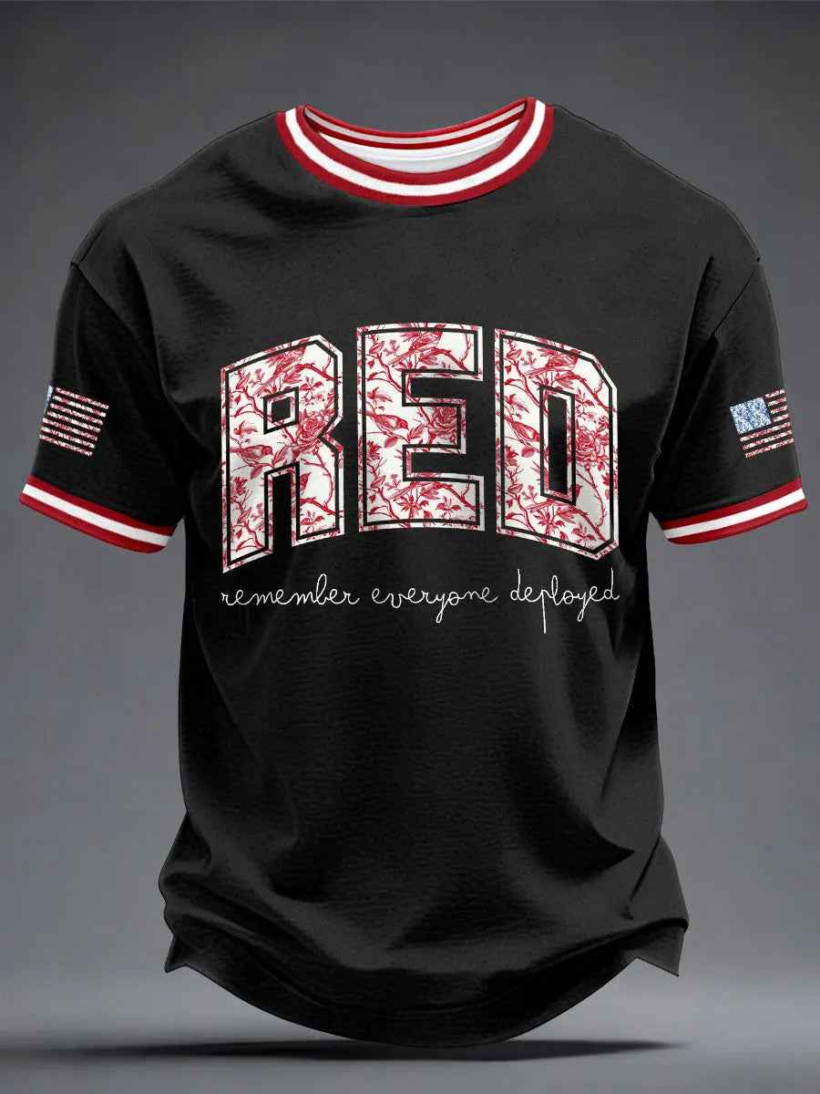 Men's Wear I wear red on Friday T-shirts
