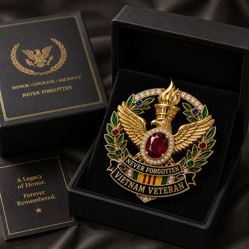 Exquisite Vietnam Veteran Brooch