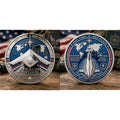 Stealth Wing & Ocean Sentinel Air & Sea Power Double-Sided Commemorative Metal Medal